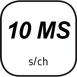 10 MS/s/ch