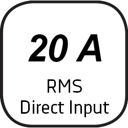 Icon for direct input with 24 ampere