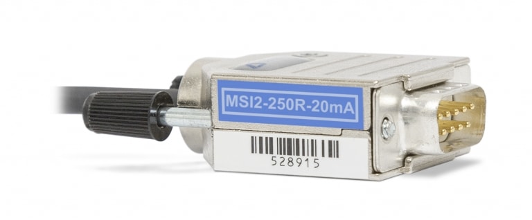 Additional analog input channel MSI2-250R-20mA